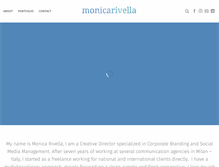 Tablet Screenshot of monicarivella.com